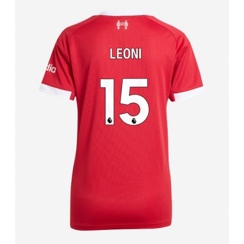 Liverpool Giovanni Leoni #15 Hemmatröja Kvinnor 2025-26 Kortärmad Liverpool Giovanni Leoni #15 Hemmatröja Kvinnor 2025-26 Kortärmad